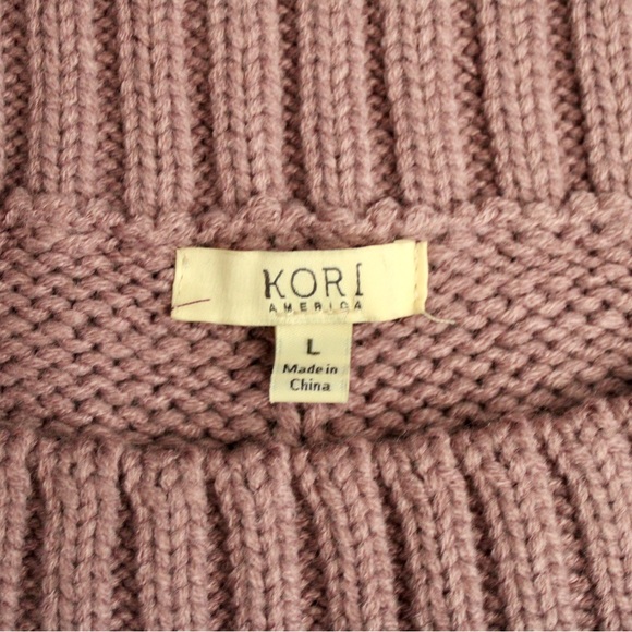 KORI AMERICA Knit Pullover Sweater Size Large - Picture 2 of 6
